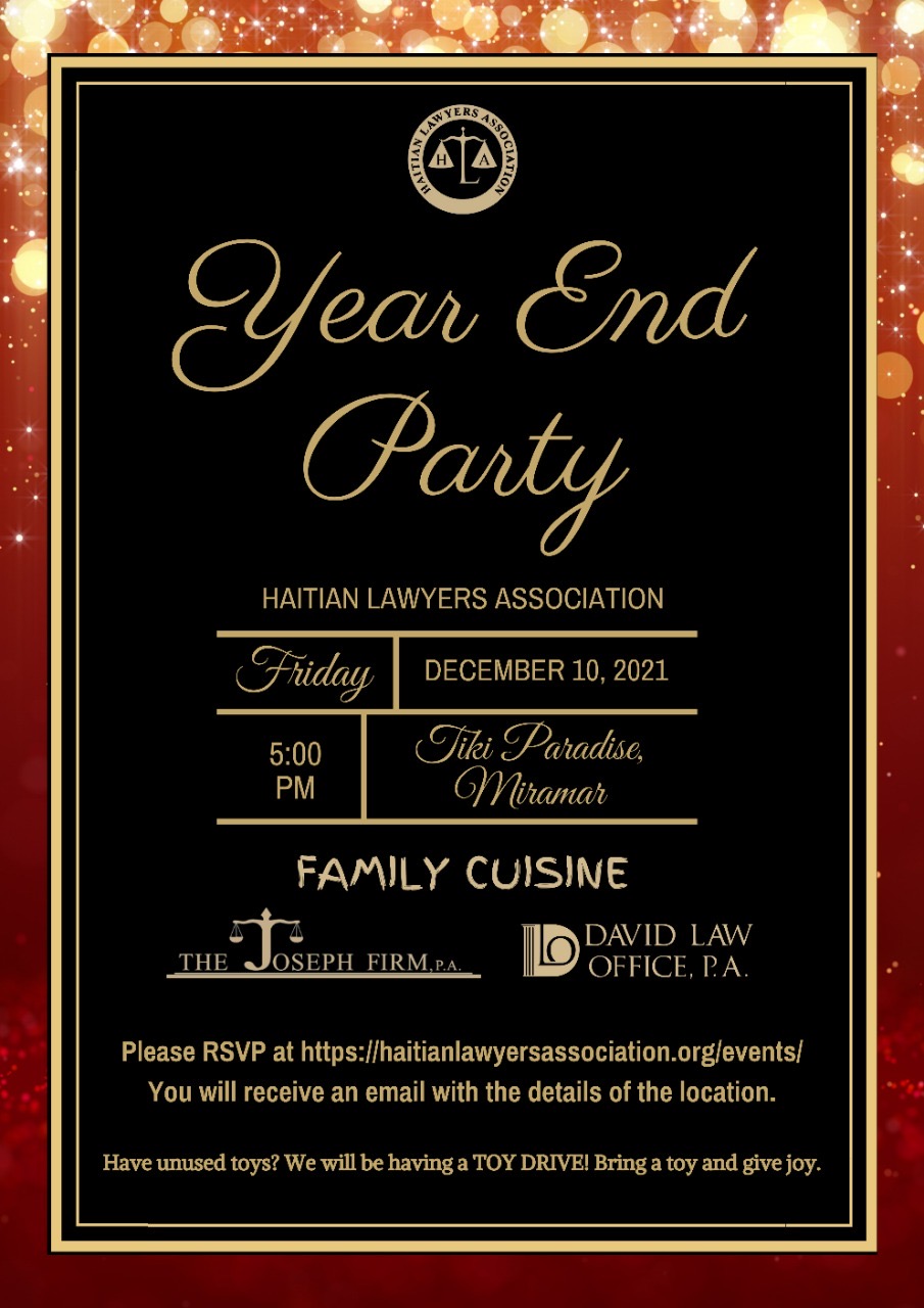 End Of The Year Party Flyer